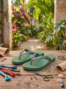 ZAPATOS CROCS BORDADOS zapatos de hule bordados