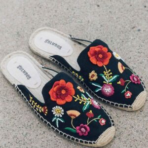 flats bordadas