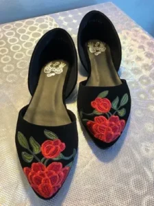 flats bordadas