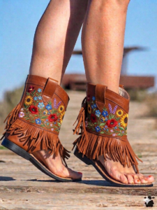 sandalia boho